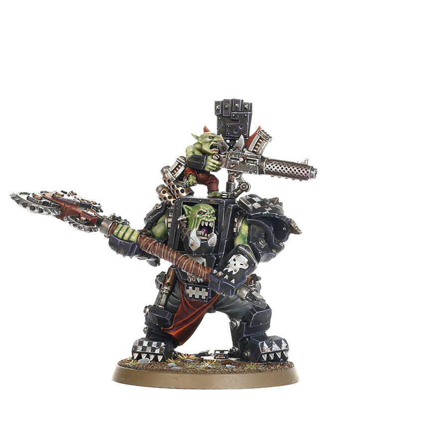 Warhammer 40K Orks - Warboss in Megarüstung
