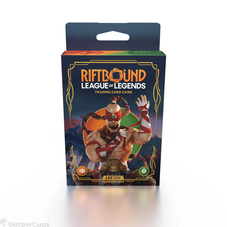 Riftbound: League of Legends TCG – Champion Lee Sin Deck (englisch)