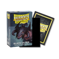 Dragon Shield - 100 Standard Size Card Outer Sleeves - Black Matte