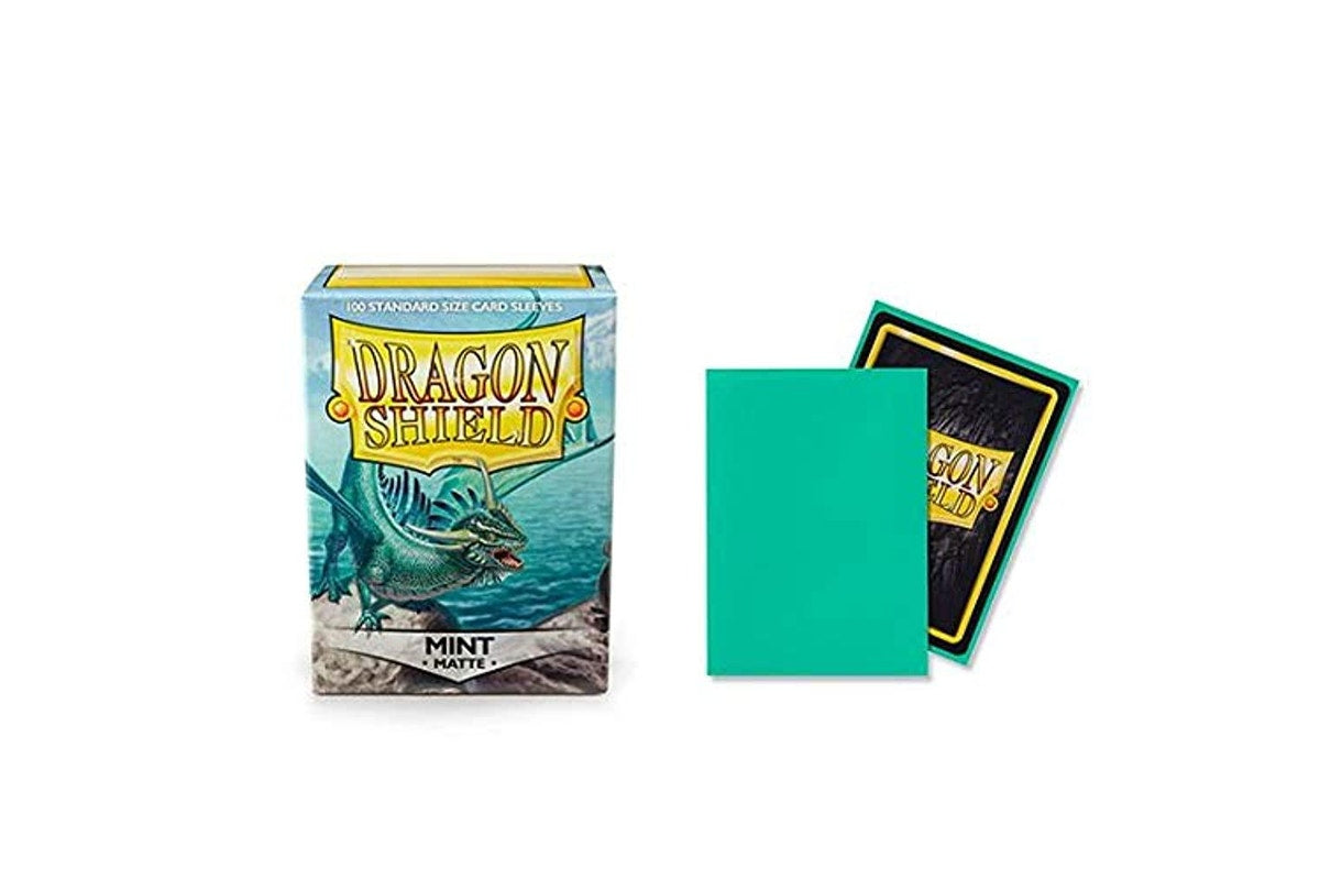 Dragon Shield - 100 Standard Size Card Sleeves - Mint Matte