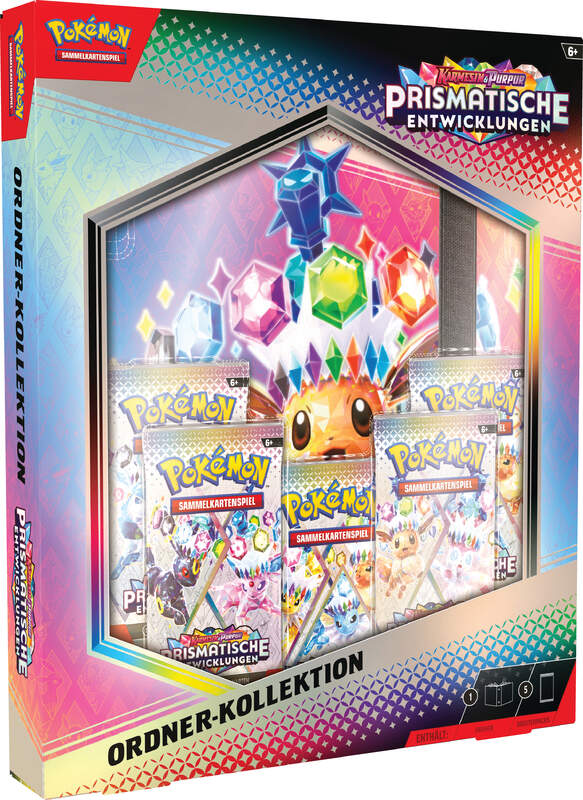 Pokemon Karmesin & Purpur KP8.5 – Prismatische Entwicklungen Binder Kollektion (deutsch)