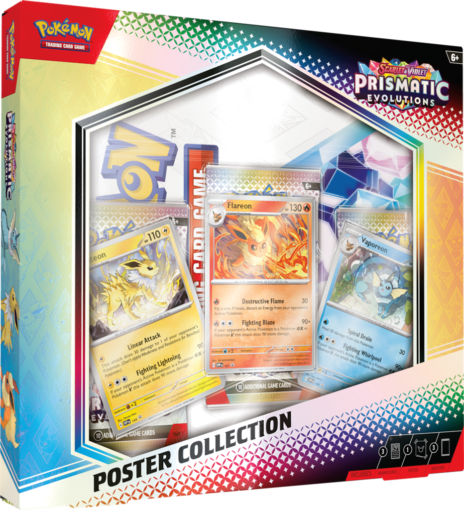 Pokemon Scarlet & Violet SV8.5 – Prismatic Evolutions Poster Collection (englisch)