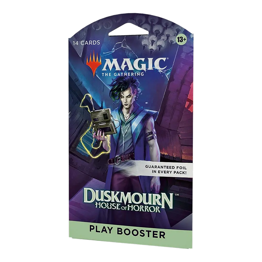 Magic The Gathering – Duskmourn Sleeved Play Einzelbooster (Deutsch)