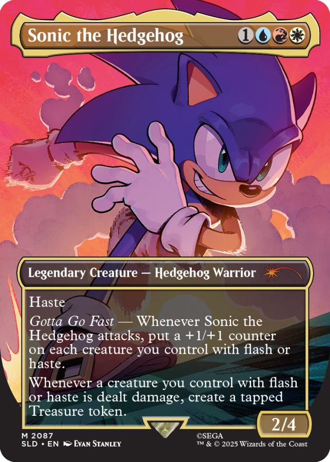 Magic the Gathering - Secret Lair x Sonic: Friends & Foes – Non Foil Edition (englisch, sealed)