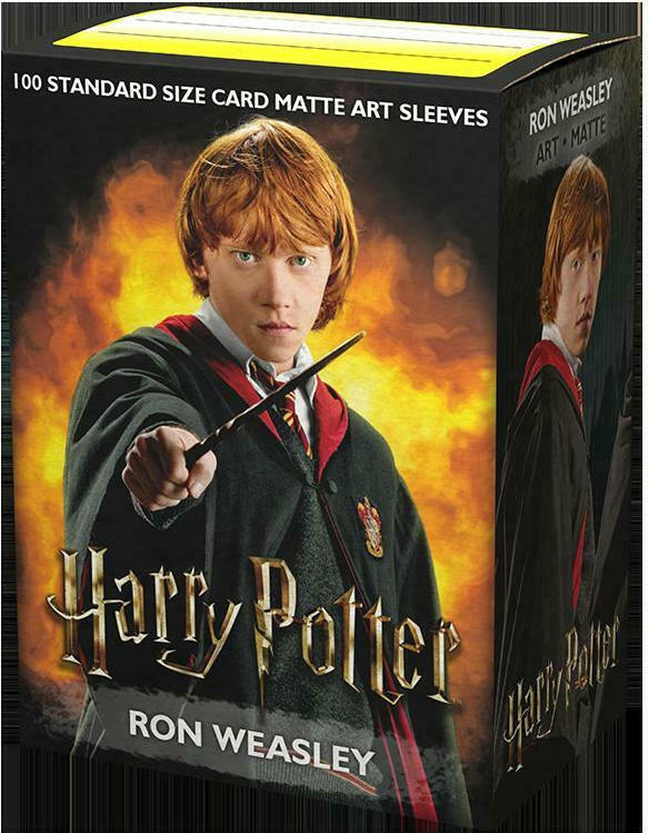 Dragon Shield - 100 Standard Size Matte Art Sleeves – Wizarding World – Ron Weasley
