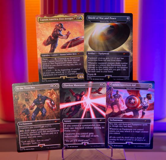 Magic The Gathering - Secret Lair x Marvel's Captain America NON Foil Edition NEU & OVP (englisch)