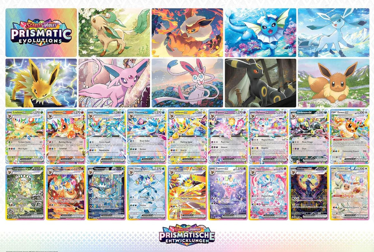 Pokemon Scarlet & Violet SV8.5 – Prismatic Evolutions Elite Trainer Box (englisch)