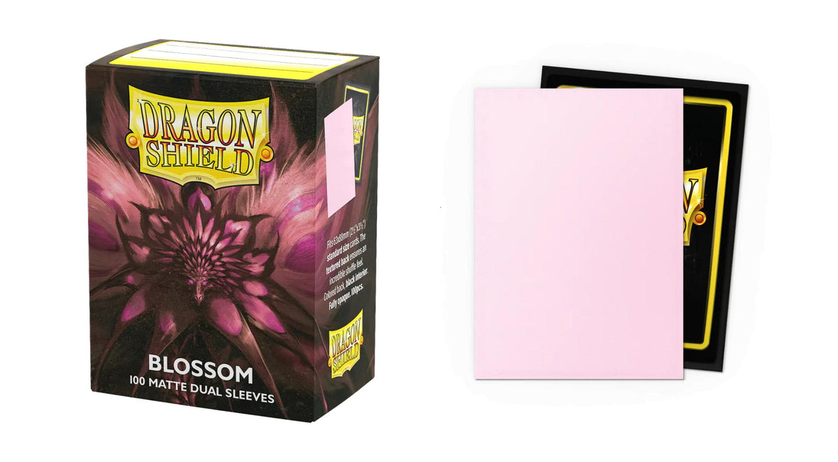 Dragon Shield - 100 Standard Size Card Dual Sleeves - Blossom Matte