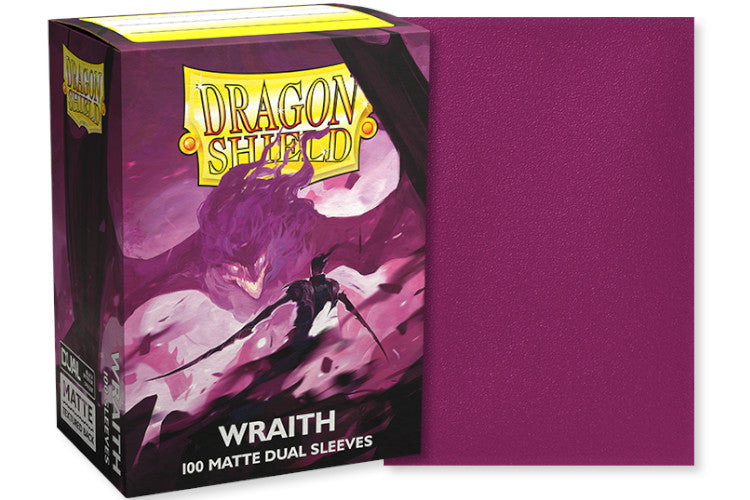 Dragon Shield - 100 Standard Size Card Dual Sleeves - Wraith Matte
