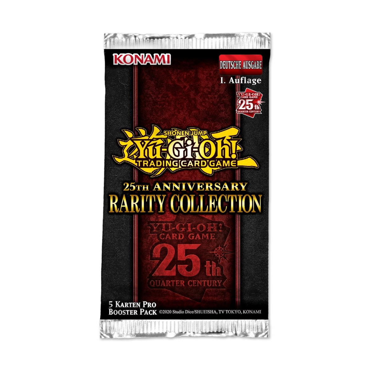 Yu-Gi-Oh! 25th Anniversary Rarity Collection 3 Boosterpack Tuckbox 1. Auflage (deutsch)