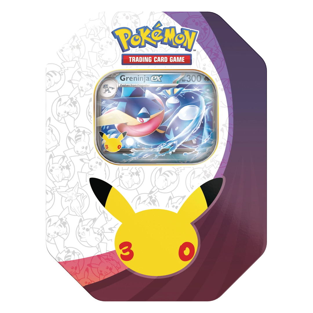 Pokémon 30th Celebration – Tin #2 Night: Greninja ex (englisch) *Vorbestellung