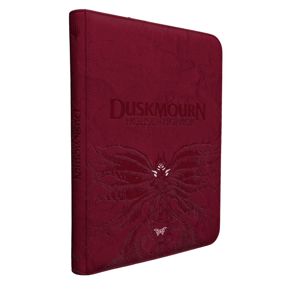 Ultra Pro – Binder „Duskmourn: House of Horror“ (Zippered, Leather-Bound, Set Symbol Edition)