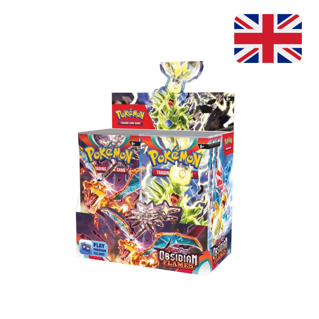 Pokemon Scarlet & Violet SV03 Obsidian Flames 36 Booster Display (englisch)