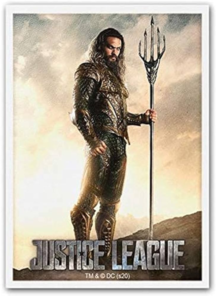 Dragon Shield - 100 Standard Size Matte Art Sleeves – Justice League Aquaman