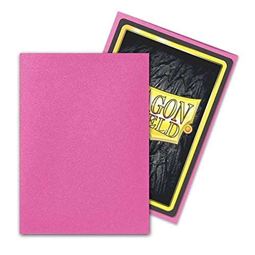 Dragon Shield - 100 Standard Size Card Sleeves - Pink Diamond