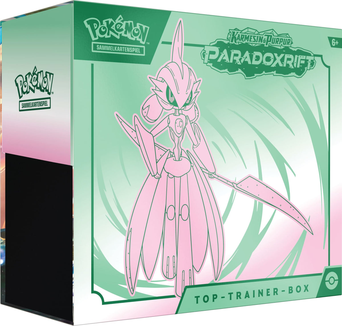 Pokemon Karmesin & Purpur KP04 Paradoxrift Top Trainer Box Eisenkrieger (deutsch)