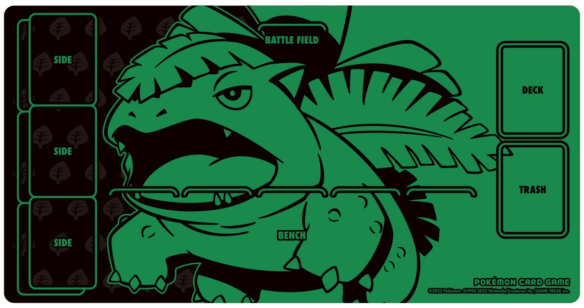 Pokemon Center Japan – 25th Anniversary Venusaur Spielmatte (Rubber Playmat)
