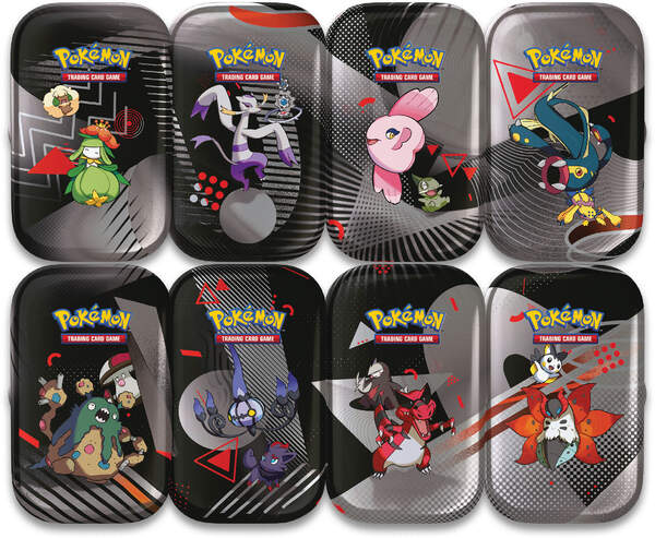 Pokemon – Scarlet & Violet SV10.5: Black Bolt & White Flare Mini-Tin (Englisch)