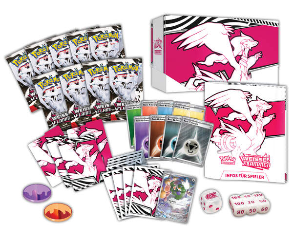 Pokemon Karmesin & Purpur KP10.5 Top-Trainer-Box Weiße Flammen (Deutsch)