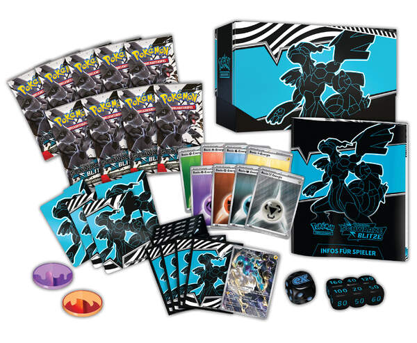 Pokemon Karmesin & Purpur KP10.5 Top-Trainer-Box Schwarze Blitze (Deutsch)