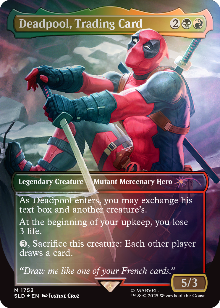 Magic The Gathering – Secret Lair x Marvel’s Deadpool (Foil Edition) - Englisch