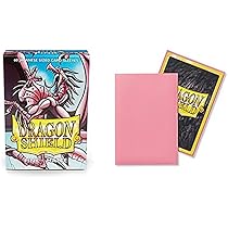 Dragon Shield - 60 Japanese Size Dual Sleeves - Pink Matte