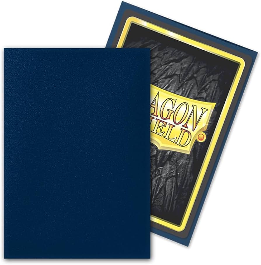 Dragon Shield - 60 Japanese Size Dual Sleeves - Matte Midnight Blue