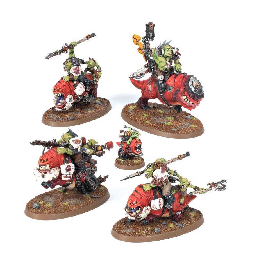 Warhammer 40K Orks - Squighog Boyz