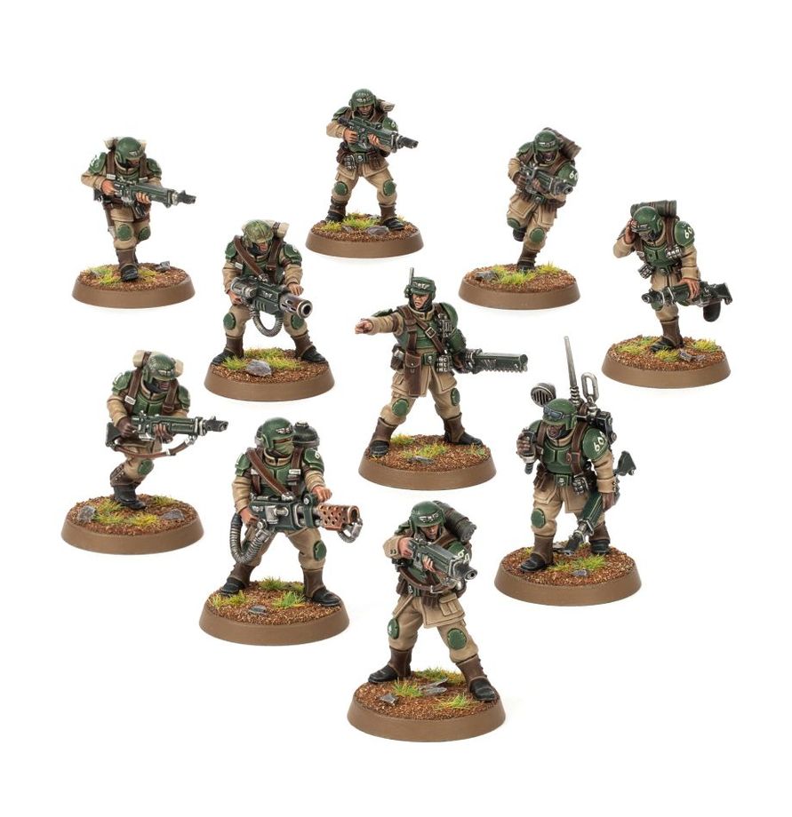 Warhammer 40K Astra Militarum - Cadianische Stoßtruppen