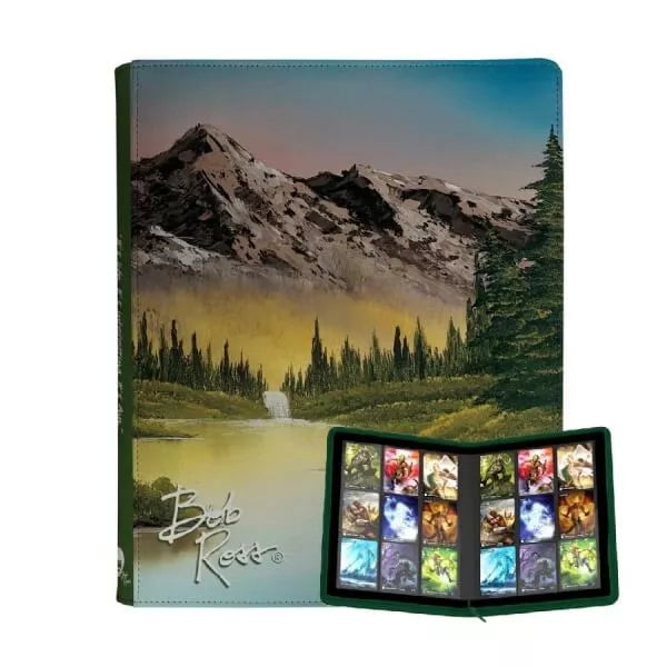 Ultra Pro – Zip Binder Pro 9-Pocket – Bob Ross - Lakeside Path - Edition