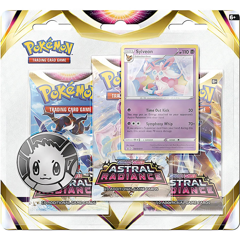 Pokemon -Sword & Shield 10 Astral Radiance 3-pack Blister (englisch)