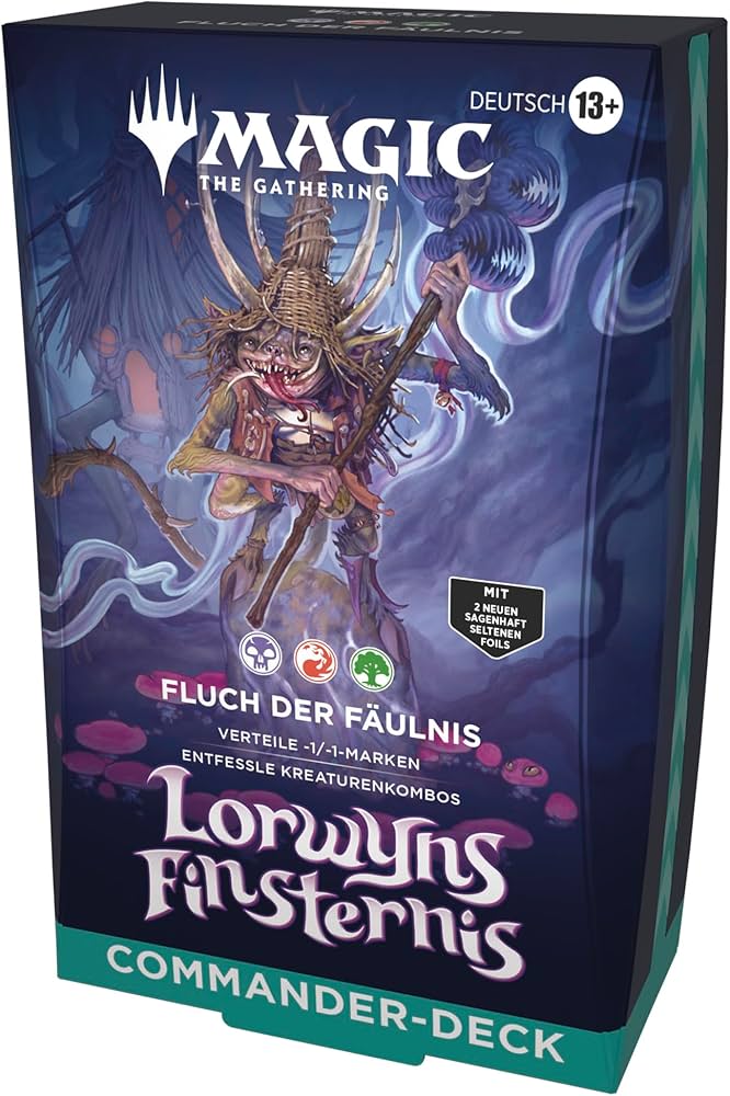 Magic the Gathering Lorwyns Finsternis Commander Deck – Fluch der Fäulnis (Deutsch)