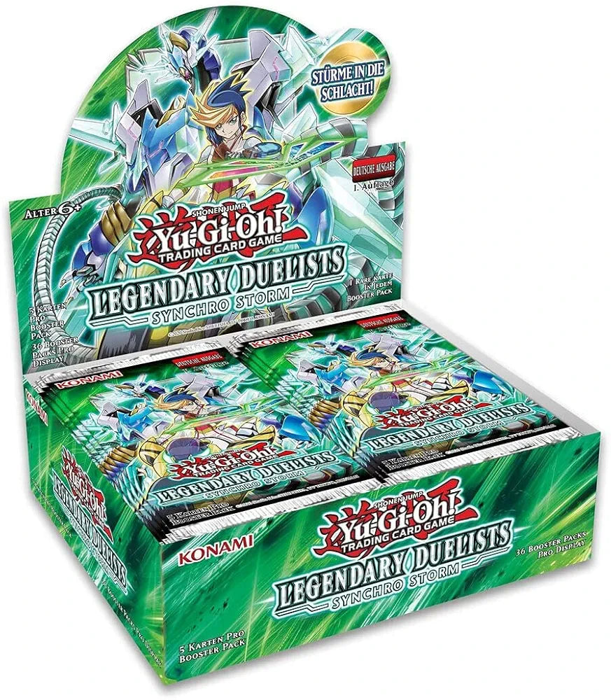 Yu-Gi-Oh! Legendary Duelists: Synchro Storm – Booster Display (deutsch)