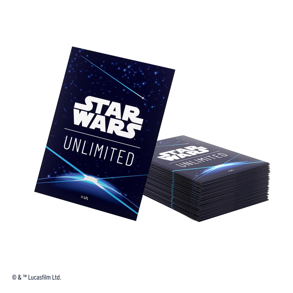 Gamegenic Star Wars Unlimited Art Sleeves (60 + 1 Sleeves ) - Space Blue