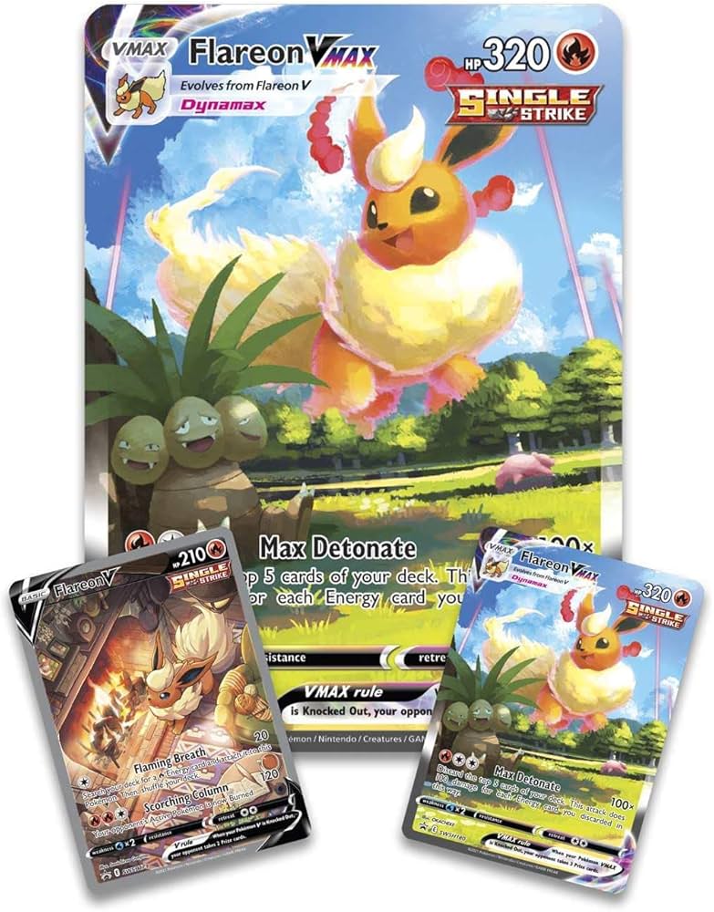 Pokemon – Flareon VMAX Premium Collection (Englisch) - Differenzbesteuerung nach § 25a UStG