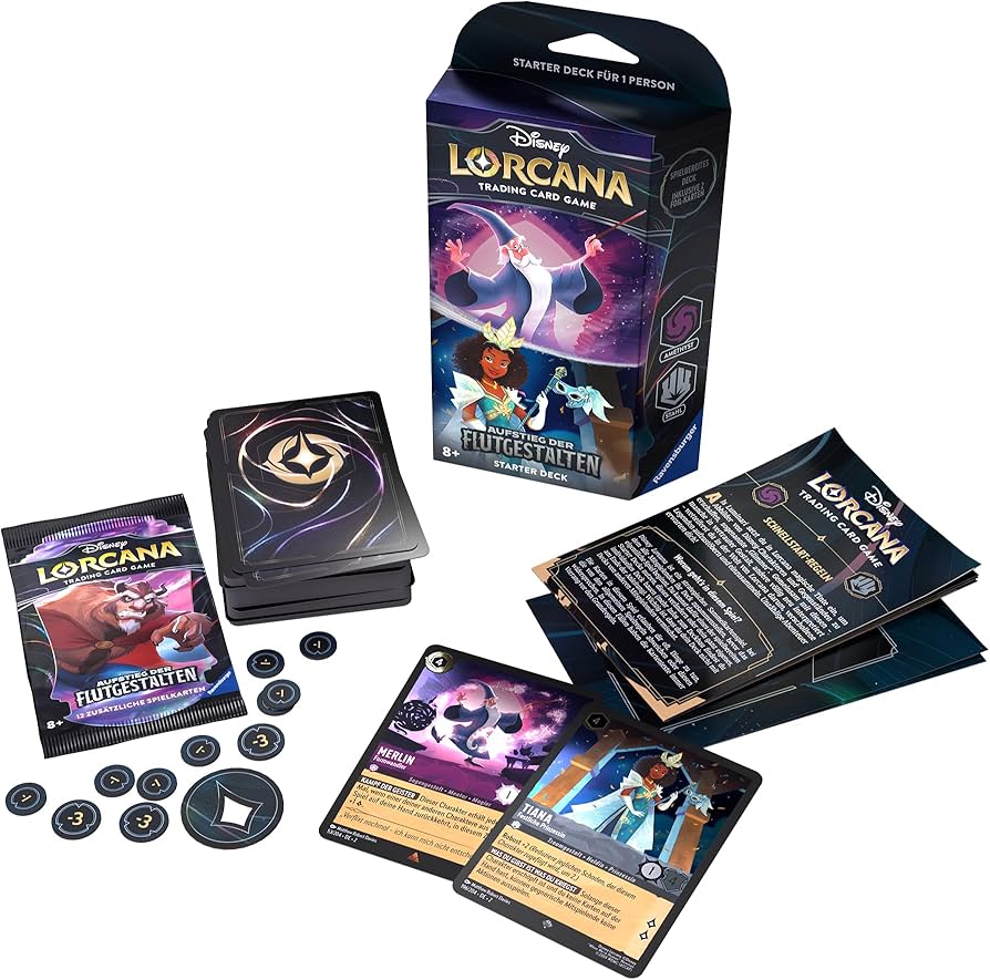 Disney Lorcana Sammelkartenspiel Starterset Aufstieg der Flutgestalten (deutsch)