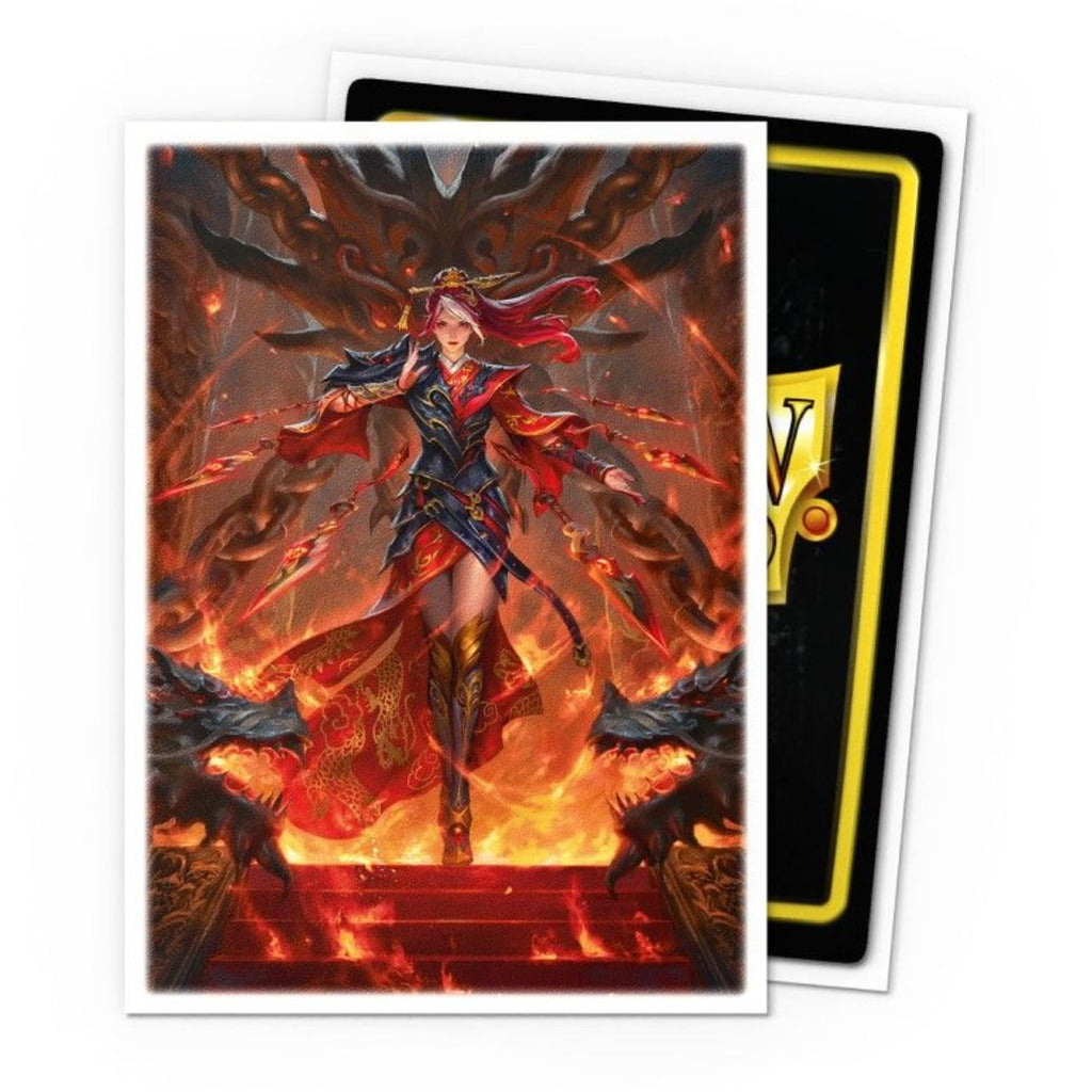Dragon Shield - 100 Standard Size Card Art Sleeves - Cindra