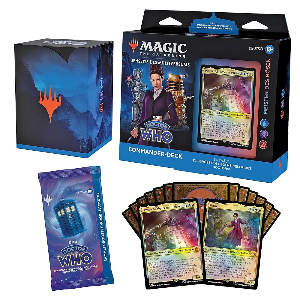 Magic The Gathering – Doctor Who Commander Deck Masters of Evil (Englisch)