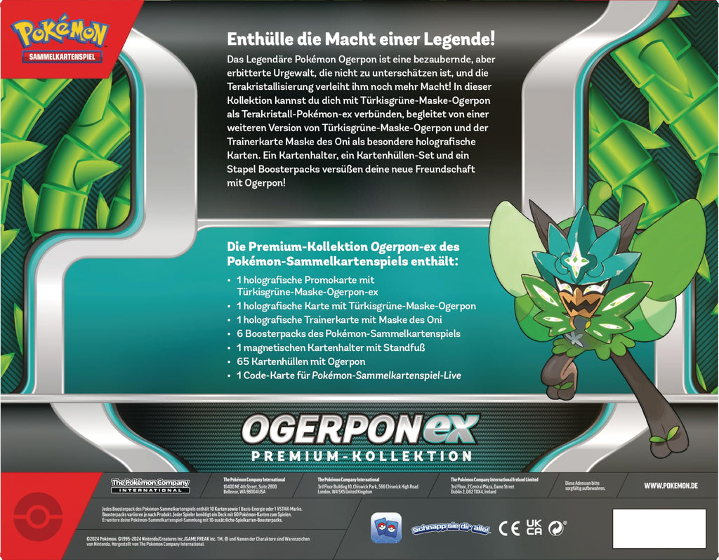 Pokemon Ogerpon EX Premium Kollektion (deutsch)