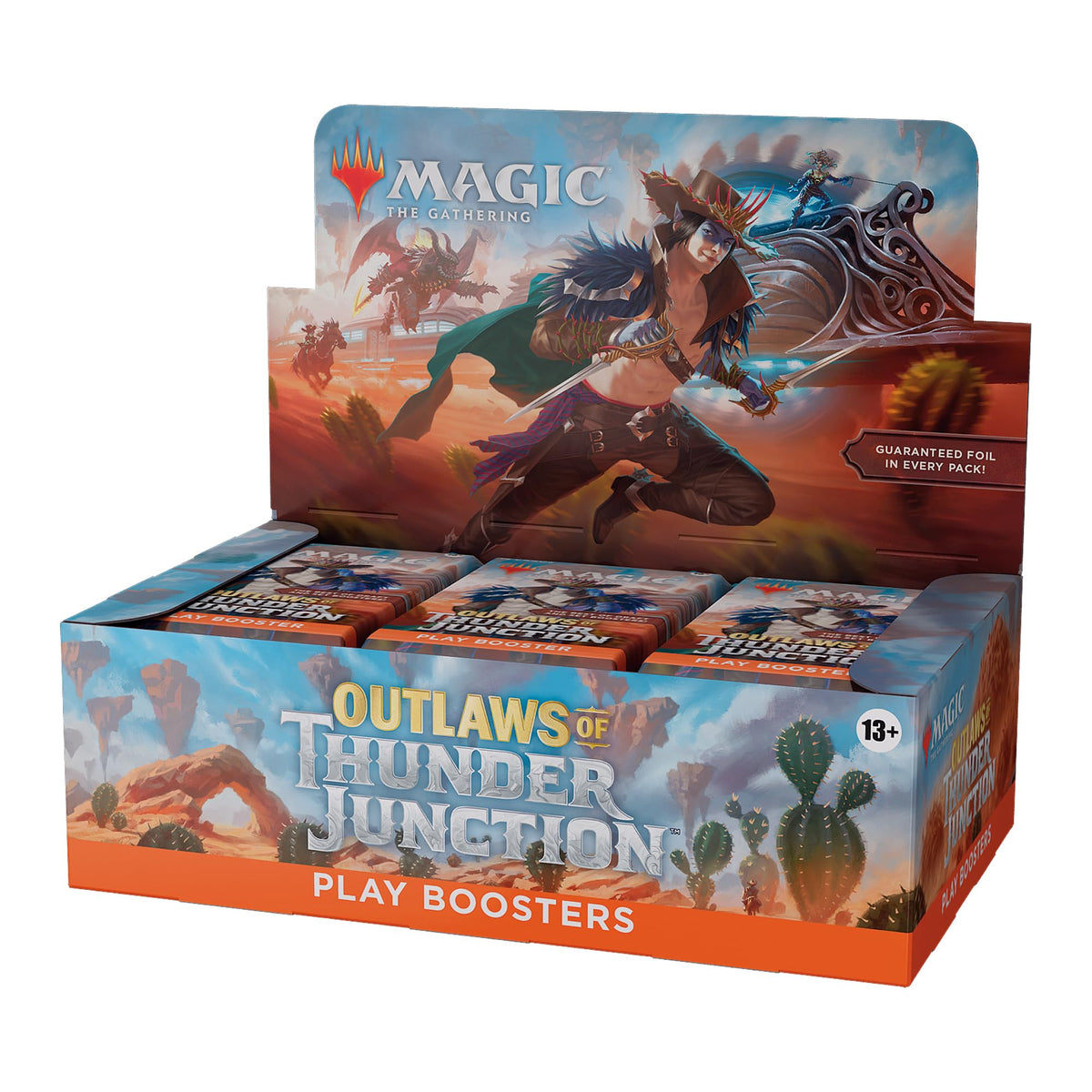 Magic: The Gathering – Outlaws von Thunder Junction Play Booster--Display (Deutsch)