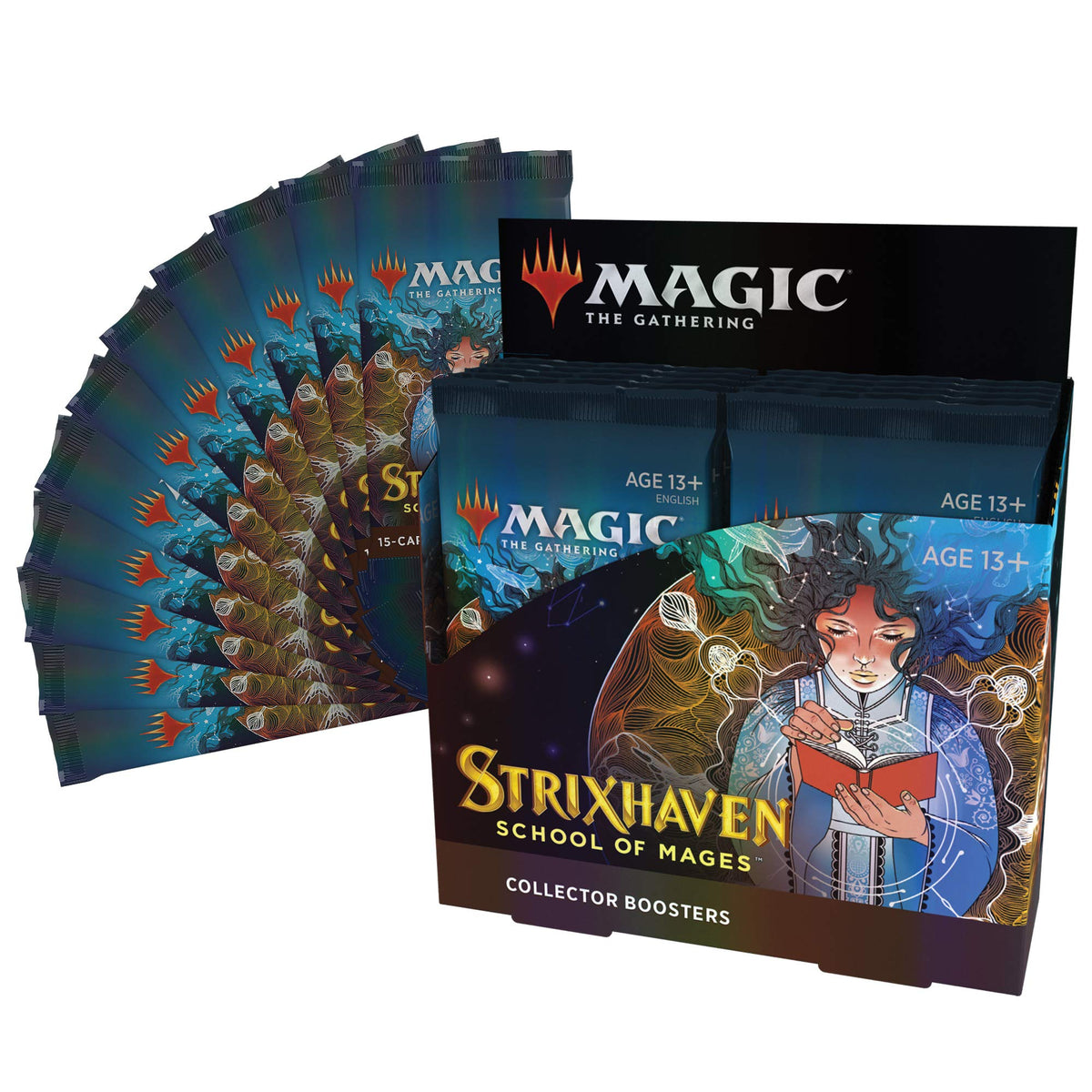 Magic the Gathering Strixhaven School of Mages Collector Booster Display (englisch) - Differenzbesteuerung gemäß § 25a UStG