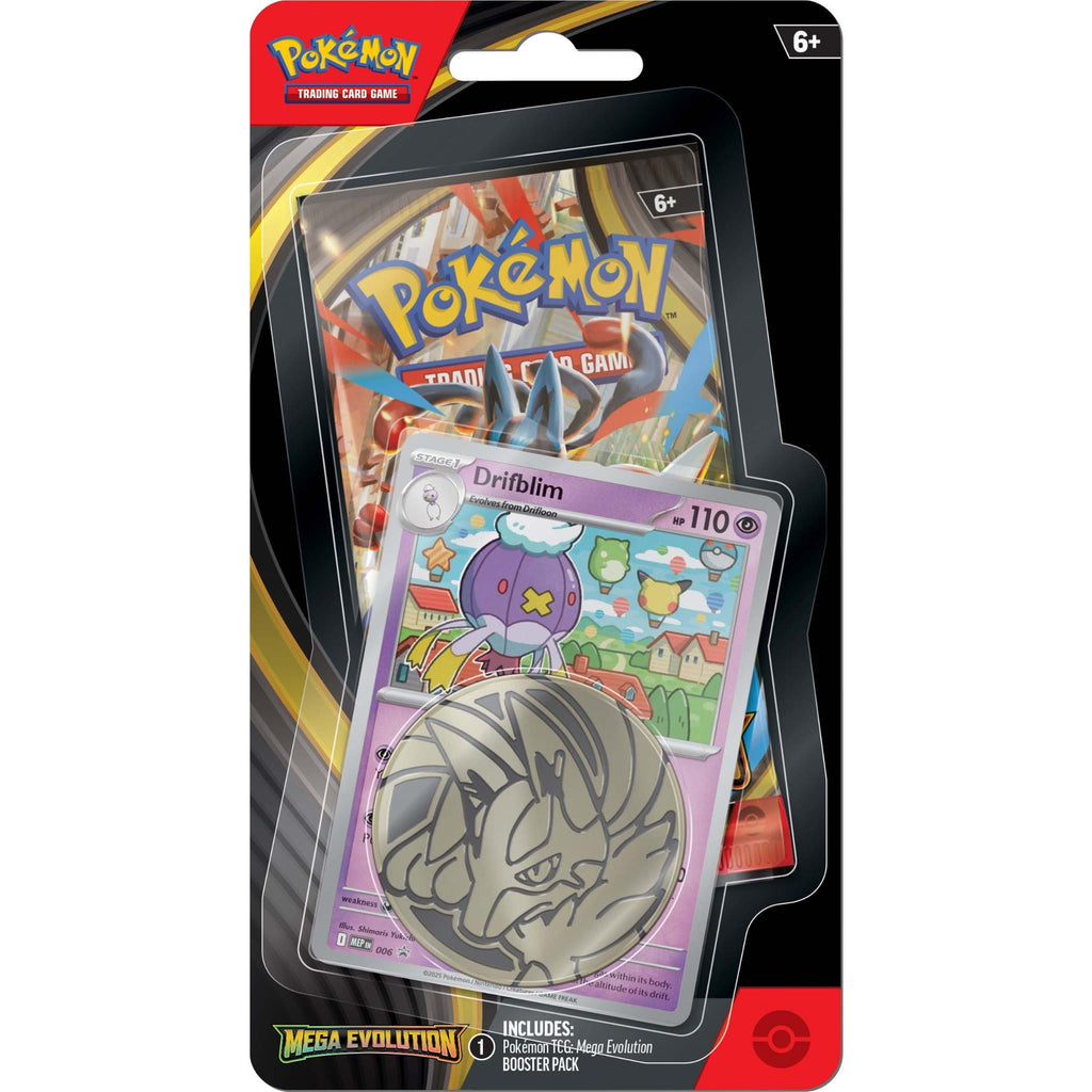 Pokemon – Mega Evolution ME01 Premium Checklane Blister - Drifloon/Drifblim (Englisch)