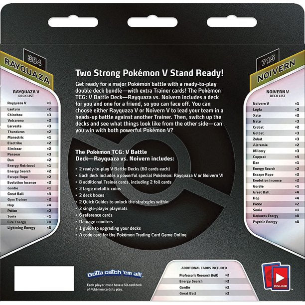 Pokemon – V Battle Deck: Rayquaza vs. Noivern (Englisch)
