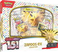 Pokemon Scarlet & Violet 151 SV3.5 EX Box Zapdos Oversized Card (englisch)