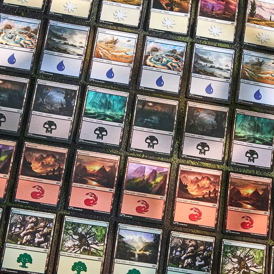 Magic The Gathering – 2025 Land Station (400 Basic Land Cards, Englisch)