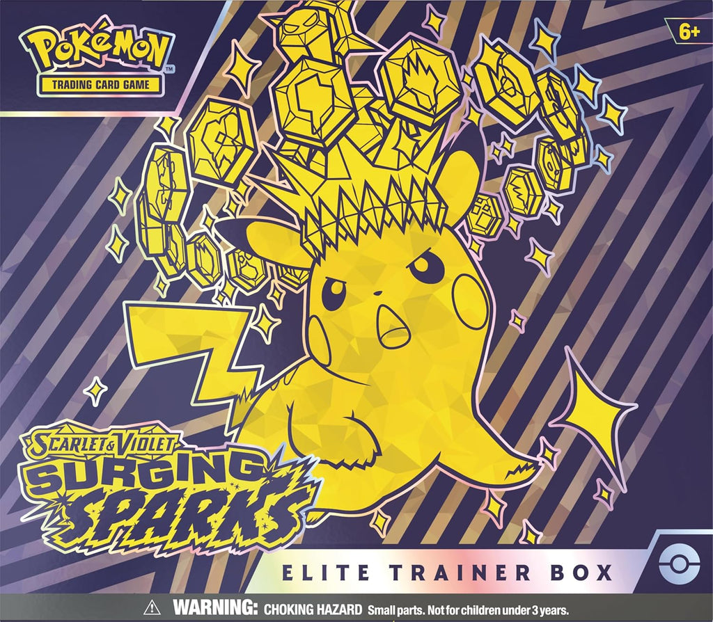 Pokemon - Scarlet & Violet SV08 Surging Sparks Elite Trainer Box (englisch)