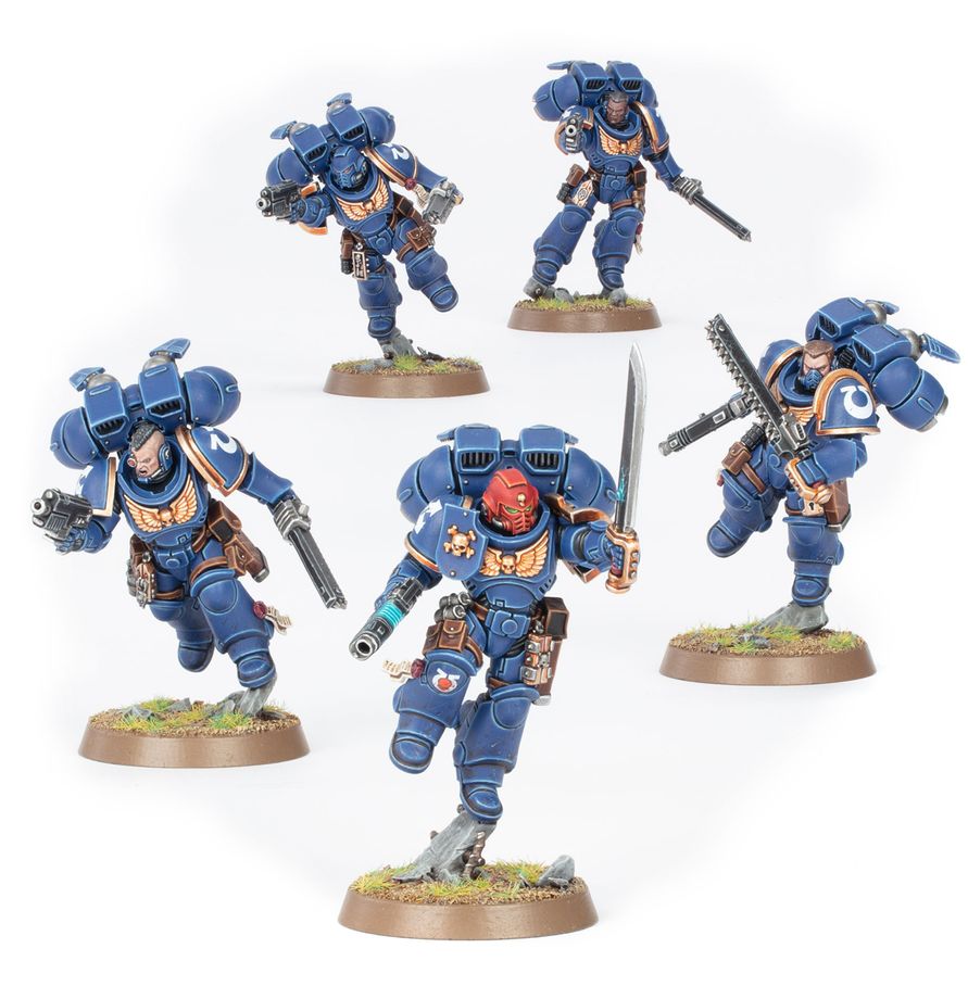 Warhammer 40K Space Marines - Sturmtrupp mit sprungmodulen