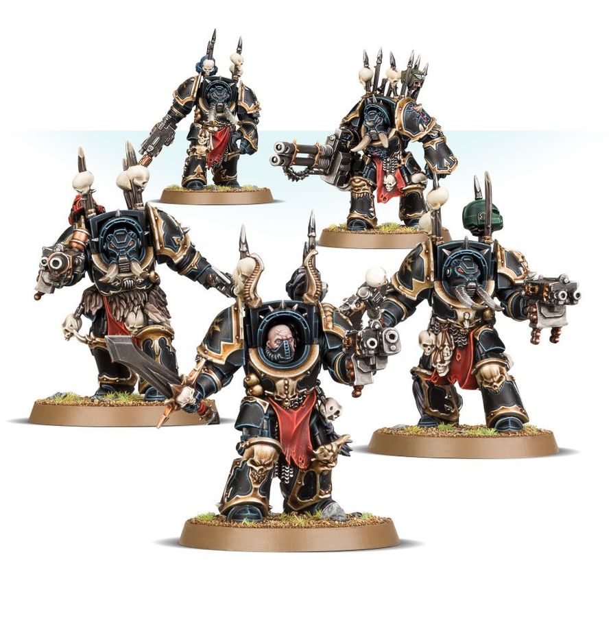 Warhammer 40K Chaos Space Marines - Chaos Terminator Squad