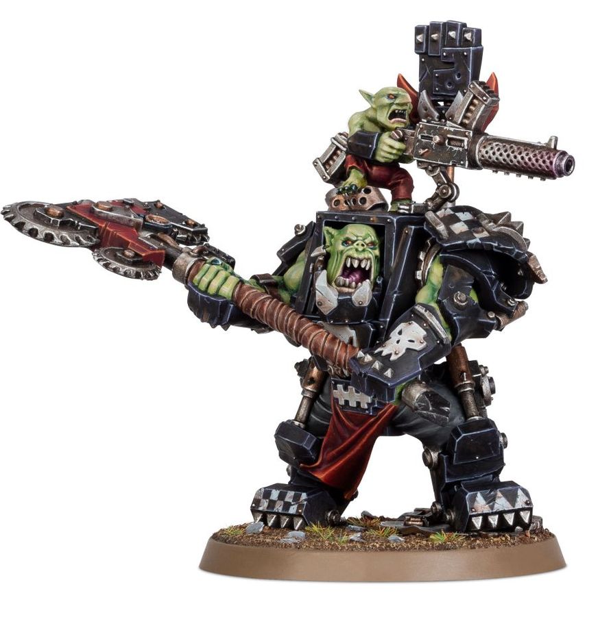 Warhammer 40K Orks - Warboss in Megarüstung