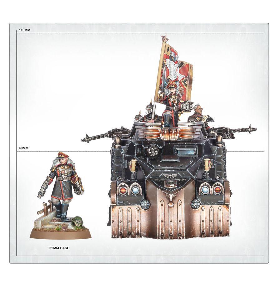 Warhammer 40K Astra Militarum - Commissar Graves